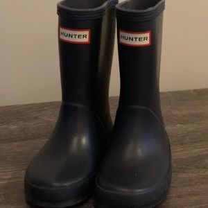Hunter boots. Child size 9.
